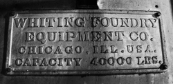 Cast iron plaque from the Armour Building.   