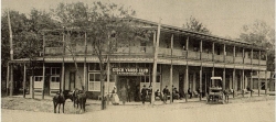 Stockyards Club on North Main and Exchange taken about 1904.   